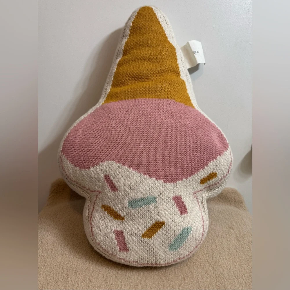 Lil Pixies Ice Cream Cone Pillow